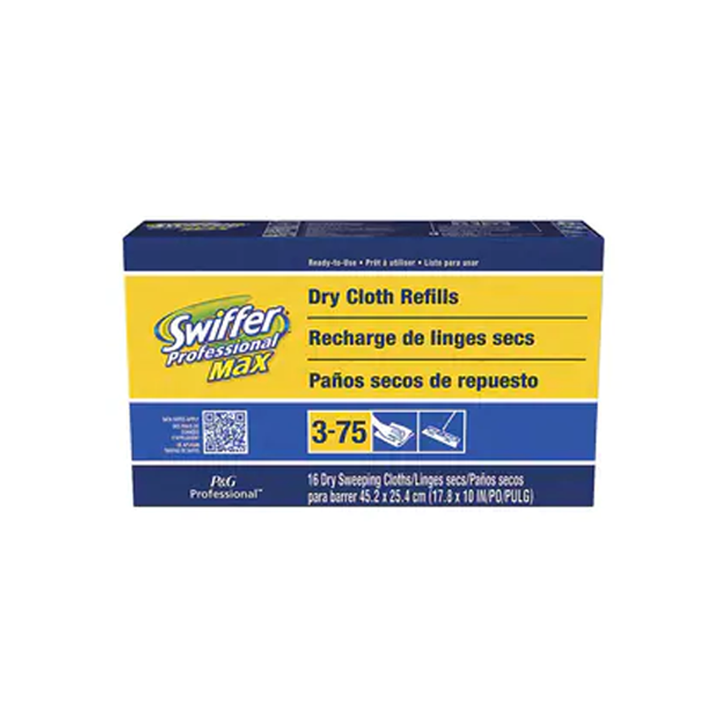 Imperial Dade East Central Swiffer Max Dry Cloth Refills 17.88" Width10" Depth Cloth